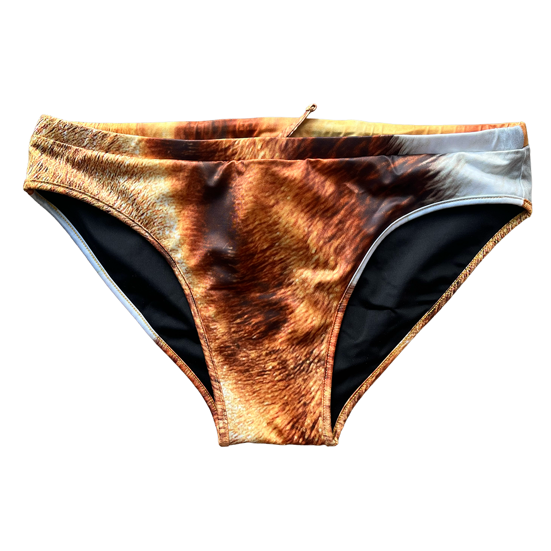 Horse Fur\ Black Reversible Briefs
