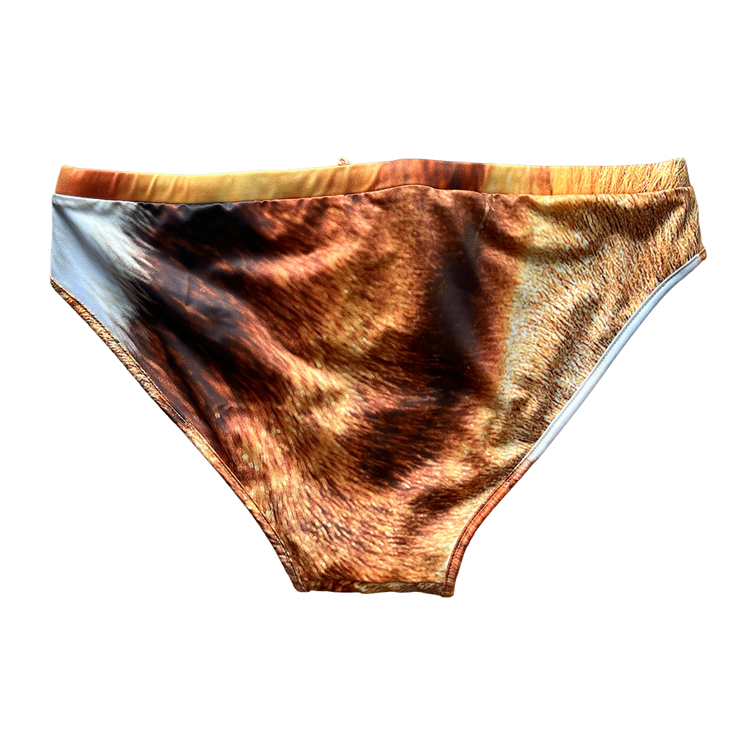 Horse Fur\ Black Reversible Briefs